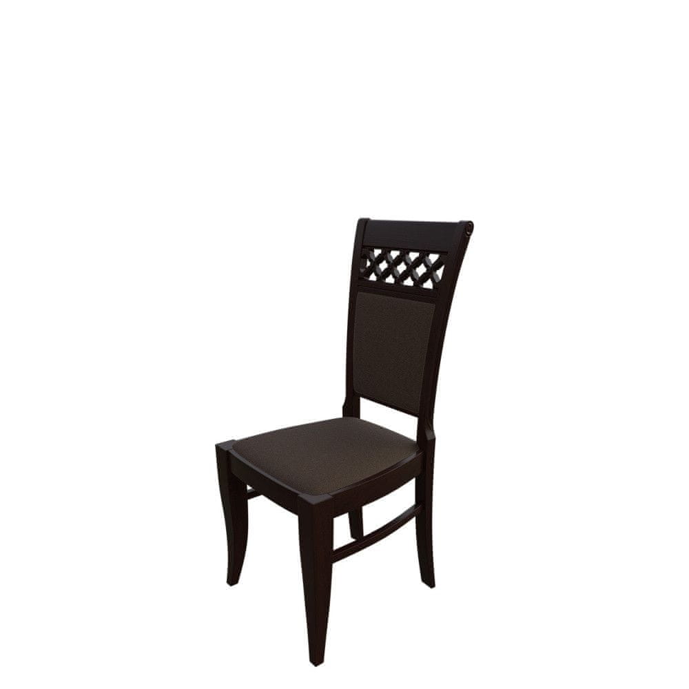 Veneti Jedálenská stolička MOVILE 29 - orech / tmavá hnedá 1